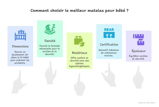 Comment choisir un matelas bébé ?