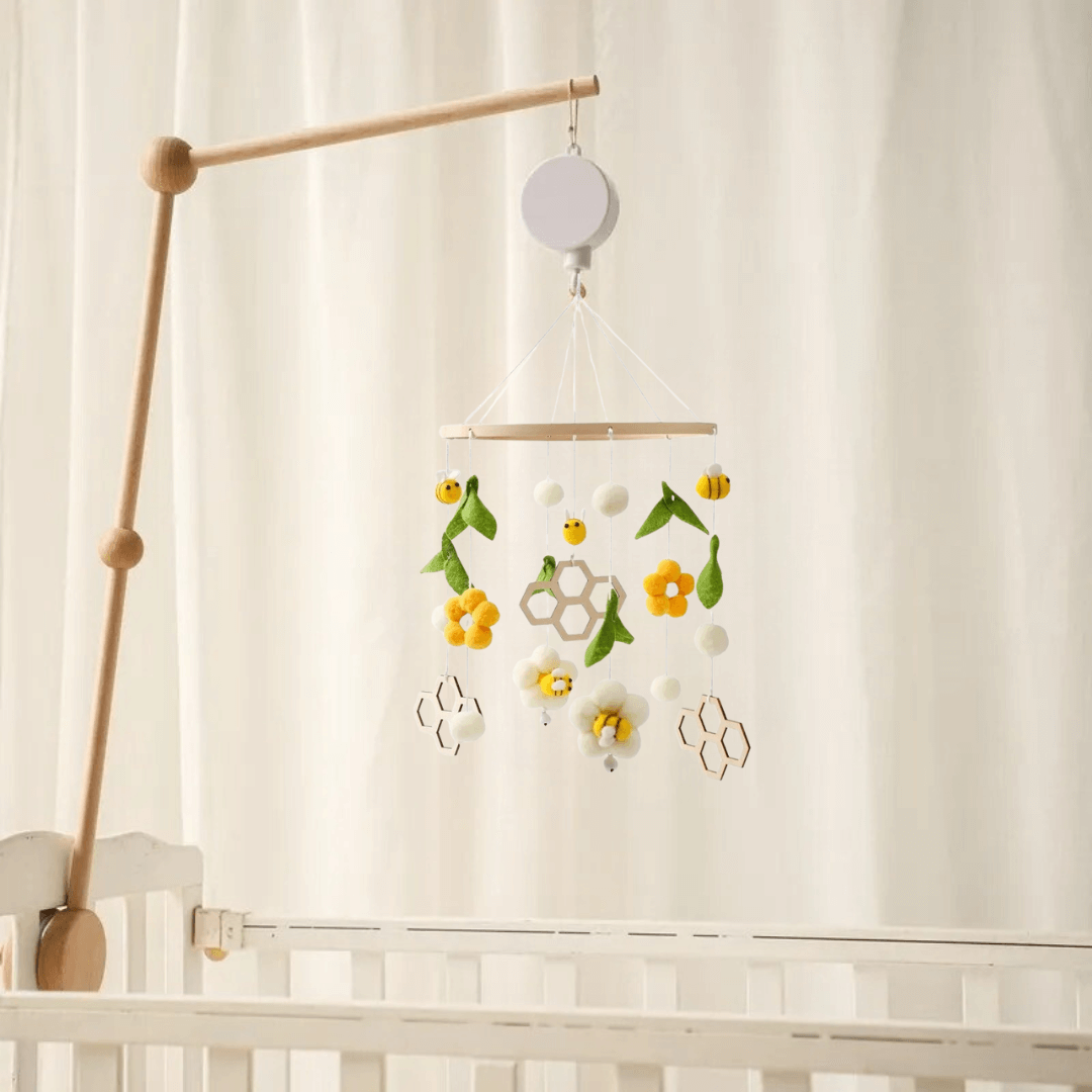 Mobile Bébé Abeilles Mobile + Bras Musical Berceau des rêves Mobile bébé fille